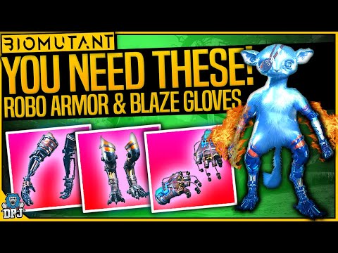 Biomutant: 3x AMAZING ULTIMATE LOOT - ROBO CAT - How To Get BLAZE GLOVES & PROSTHETIC ARMOR - GUIDE