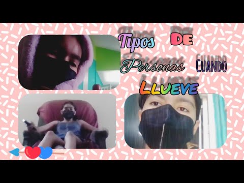 Tipos de personas cuando llueve 😝/suscribete a mi canal/(comedia geraldita_115)