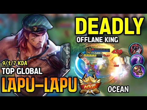LAPU-LAPU BEST BUILD 2022 | TOP GLOBAL LAPU-LAPU GAMEPLAY | MOBILE LEGENDS✓