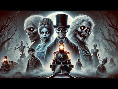Ghost Train Through the Land of Dead. |  Mystical horror |