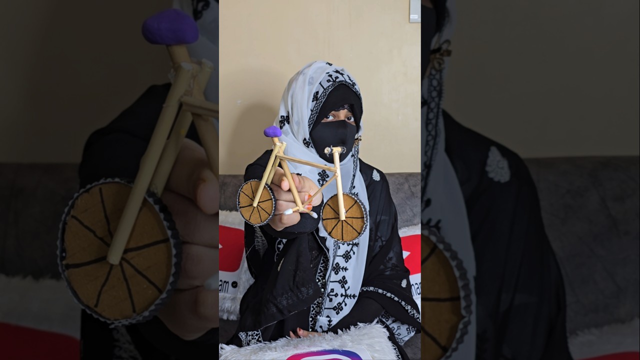 Bicycle Craft idea for kids | Easiest Craft idea For kids #viralshort #shortsfeed #craft #shorts