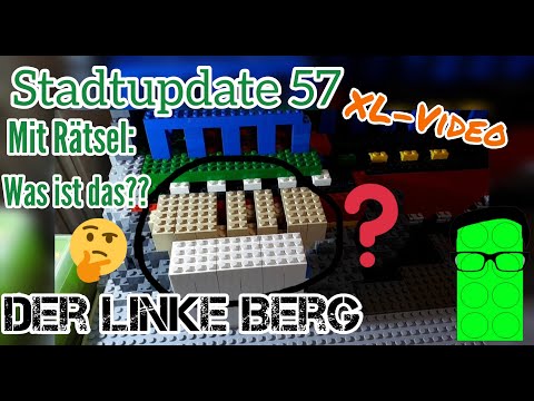 LEGO Stadtupdate #57 | Der Bau einer Legostadt Teil 58 - Der linke Berg | Neues Jahr, neues Rätsel!
