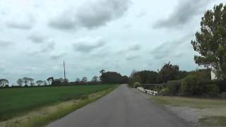preview picture of video 'Driving From Locronan To Plage de Kervel, Finistère, Brittany, France 27th May 2013'