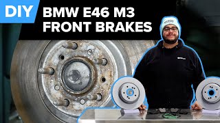 BMW E46 M3 Front Brake Pad & Rotor Replacement DIY