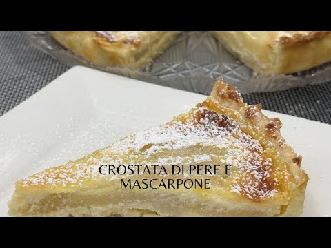 CROSTATA DI PERE E MASCARPONE