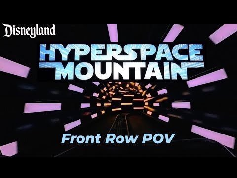 Hyperspace Mountain - Disneyland - Ride - Front Row POV - 2025 - 4K
