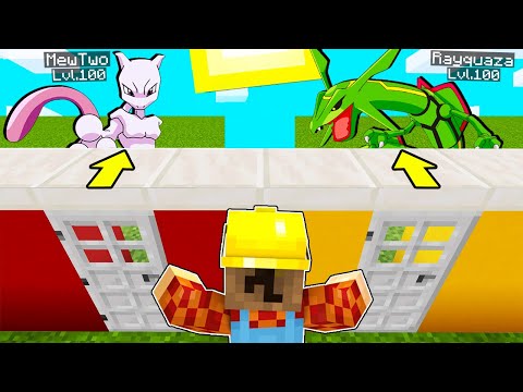 SCEGLI LA PORTA DEL POKEMON LEGGENDARIO PIU FORTE SU MINECRAFT ITA!!