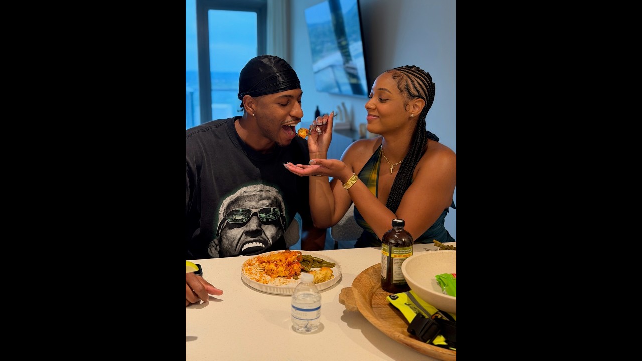 Ms. Johnson THROWS DOWN in the kitchen and cooks for Tre!