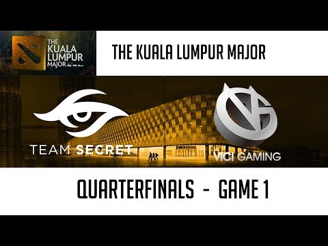 Team Secret vs Vici Gaming (Game 1) | The Kuala Lumpur Major [Quarterfinals]