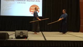 Short Staff vs. Sword Demonstration (Shinto-Muso Ryu Jojutsu)