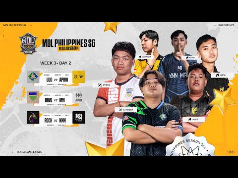 🔴 LIVE | MDL PH S6 | FILIPINO - Week 3 Day 2