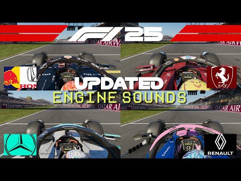 F1 25 Gameplay: NEW Engine Sound Comparison (All 4 Engine Manufacturers)