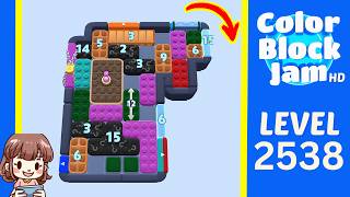 Solution du Niveau 2538 de Color Block Jam