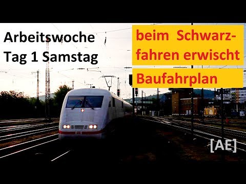 Working week May 2020 Day 1: caught fare dodging & construction site timetable - Alex E AE