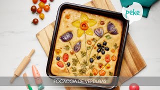 Eroski Cocina con tus peques esta riquísima focaccia de verduras anuncio