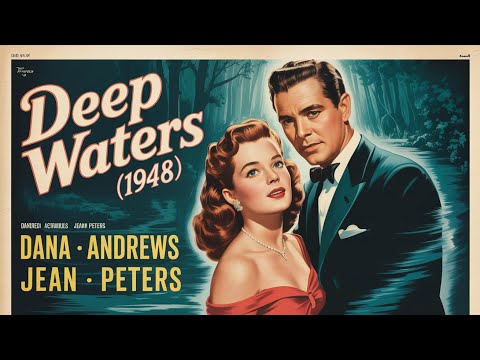 Deep Waters (1948) Classic Film, Dana Andrews & Jean Peters, Full Classic Movie