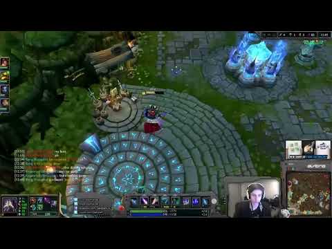 Bjergsen plays Kassadin vs Ziggs mid lane