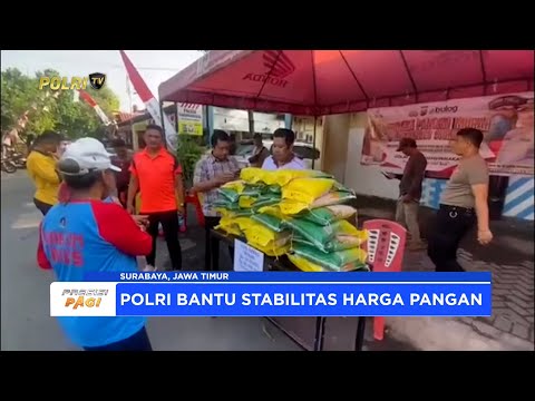 POLSEK SUKOMANUNGGAL GELAR PANGAN MURAH STABILKAN HARGA BERAS