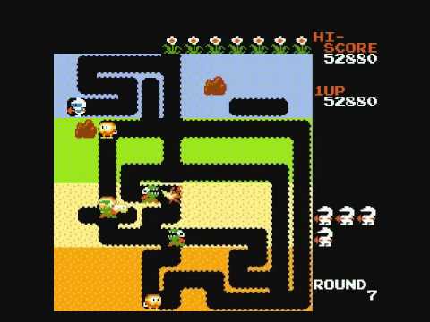 dig dug nes youtube