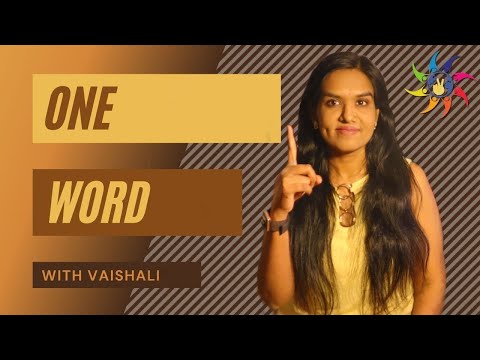 Vlog 18 - One Word with Vaishali #Untoward #English #Words #Learning #Fun #Language