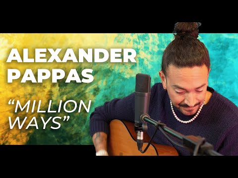 Alexander Pappas sings MILLION WAYS Live at Hope 103.2 Studios