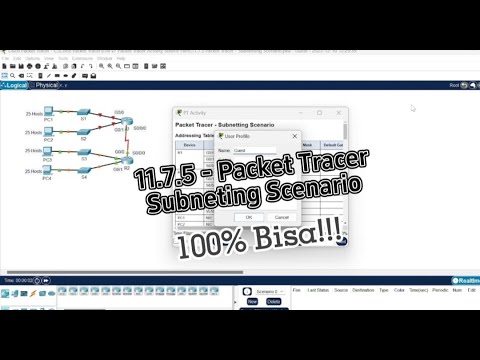 11.7.5 Packet Tracer - Subnetting Scenario