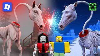 ロブロックス vs マインクラフト!! どっちのクリーピーホースが怖い??【ROBLOX/Minecraft】