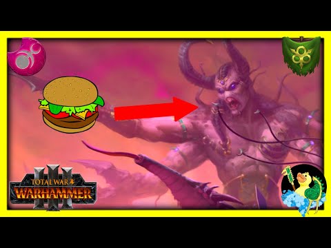 This Is What Happens When You FEED N'Kari. Slaanesh Vs Nurgle. Total War Warhammer 3, Multiplayer