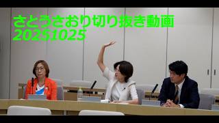 さとうさおり切り抜き動画　20251025