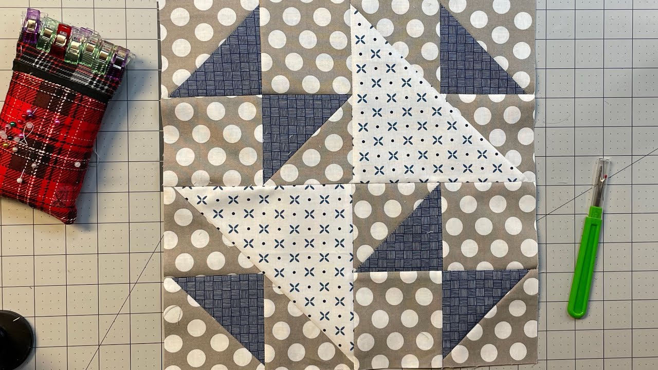 Old maids puzzle quilt block tutorial