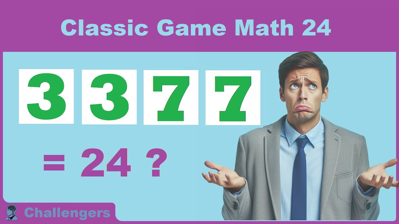 Classic Math Game 24 | Make the number 24 in 10 seconds from 4 numbers