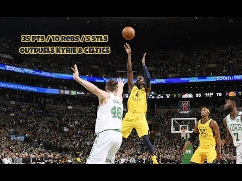 Victor Oladipo at Celtics (02/09/2018) - 35 Pts, 10 Rebs, 5 Stls, OUTDUELS KYRIE & CELTICS!