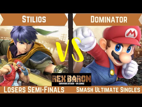 Rex Baron 12 Losers Semi Finals - Stilios (Ike, Terry) Vs. Dominator (Mario)