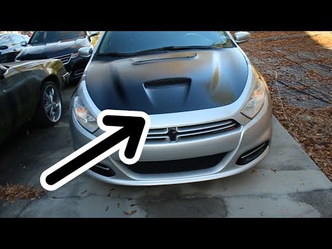 Mopar Dodge Dart Ram air (hood intake) install!!