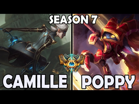 SKT T1 Huni Camille vs Poppy TOP Ranked Challenger Korea