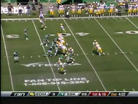 CFL Edmonton 38, Saskatchewan 33 - July 25, 2009