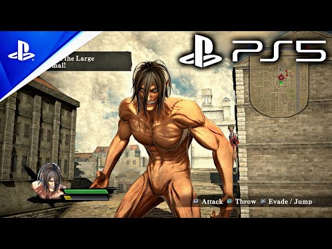Attack on Titan Wings of Freedom - PS5 Gameplay