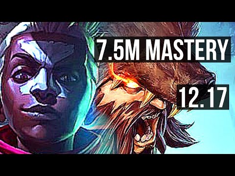 EKKO vs UDYR (JNG) | 7.5M mastery, 2200+ games, 19/2/5, Legendary | EUW Challenger | 12.17