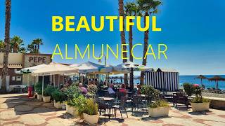 ALMUNECAR Spain 🇪🇸 🔴 Local Day of Vibrant Street Life and Beach Side 2026 [4K UHD]