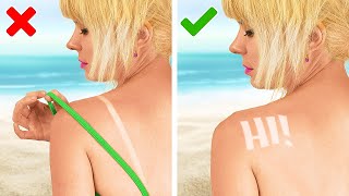 Clever Beach Hacks To Surprise Everyone || Girly Tips & Travel Hacks