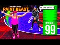 I Made A CATFISH PAINT BEAST With A 99 3PT Rating On NBA 2K25