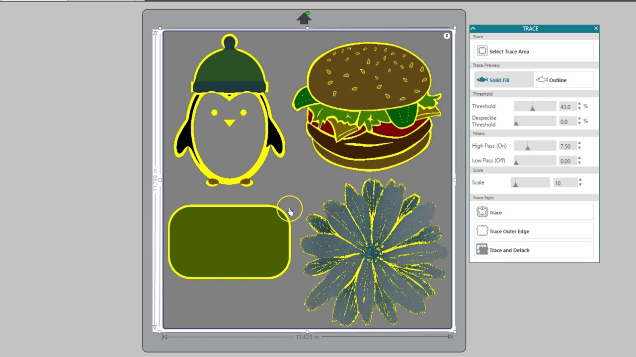 Tracing  in Silhouette Studio®