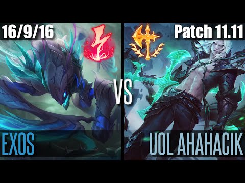 EXOS KHA'ZIX vs UOL AHAHACIK | EUW CHALLENGER | Patch 11.11