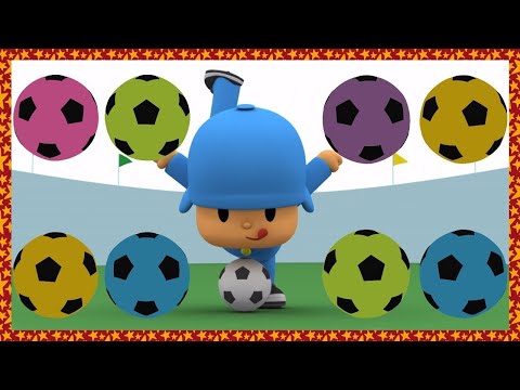 Pelotas de Fútbol | VÍDEOS, CARICATURAS y DIBUJOS ANIMADOS para niños de Pocoyó en Español