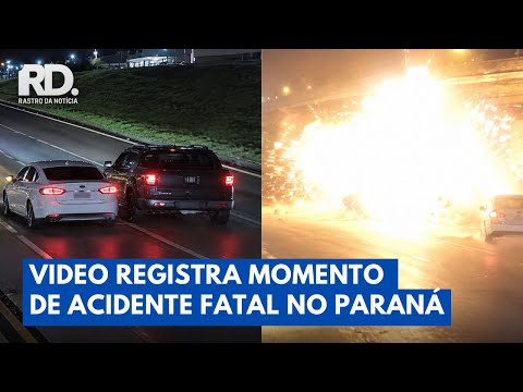 Vídeo Mostra Carro em Alta Velocidade Antes de Acidente Fatal no Paraná | Rastro da Notícia