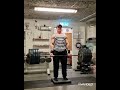 210kg deficit deadlift 6 reps for 5 sets without a belt