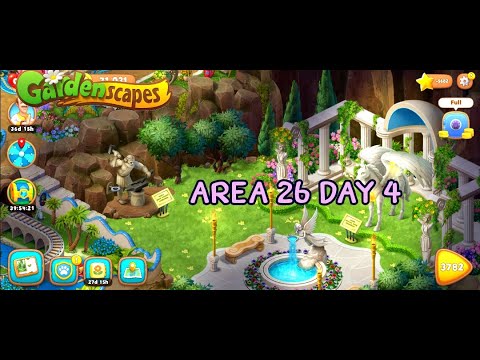 Gardenscapes ___I'm proud to present a new, innovative power source! Area 26 Day 4