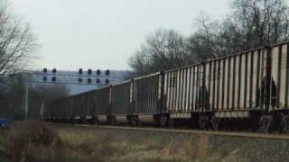 preview picture of video 'Railfanning NS Around Harrisburg 01/23/10 (Part 5 of 7): Five Trains at Cannon and Cove'