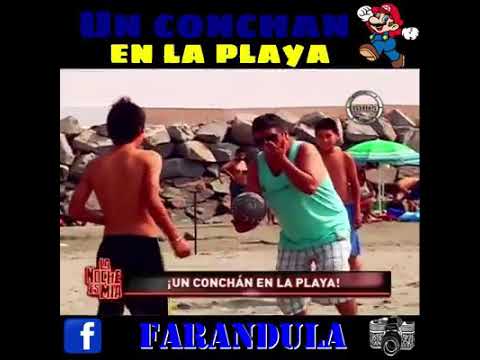 Camara Escondida Un Conchan en la playas limeñas