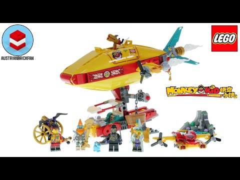 Vidéo LEGO Monkie Kid 80046 : Le dirigeable nuage de Monkie Kid